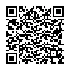 Kode QR untuk nomor Telepon +19512158436