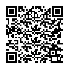 QR-koodi puhelinnumerolle +19512360744