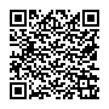 Código QR para número de teléfono +19512361486