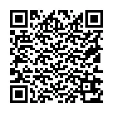 Código QR para número de teléfono +19512672011