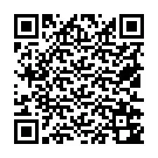 QR код за телефонен номер +19512742523