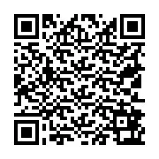 QR-code voor telefoonnummer +19512863430