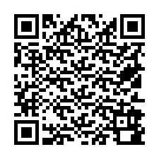 QR-code voor telefoonnummer +19512980813