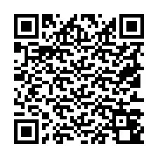 Código QR para número de teléfono +19513040419