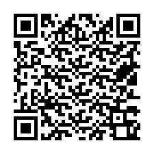 Código QR para número de telefone +19513360077