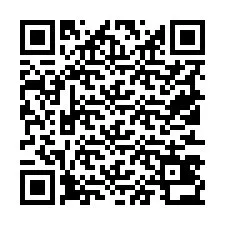 QR-koodi puhelinnumerolle +19513432489