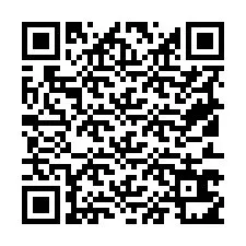 QR kód a telefonszámhoz +19513611401