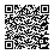 Código QR para número de teléfono +19513613904