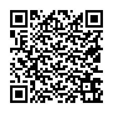 QR-code voor telefoonnummer +19513661592