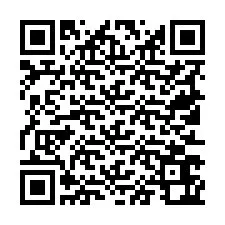 Código QR para número de telefone +19513662398