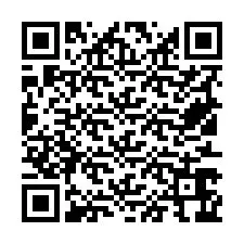 QR kód a telefonszámhoz +19513666887