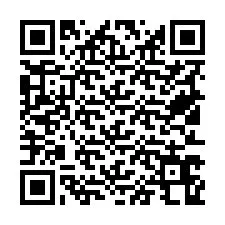 QR kód a telefonszámhoz +19513668423