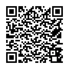 QR-koodi puhelinnumerolle +19513840987