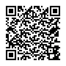 QR Code สำหรับหมายเลขโทรศัพท์ +19513842053