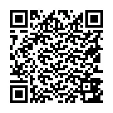 Código QR para número de teléfono +19513843962