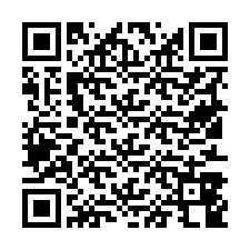 Kode QR untuk nomor Telepon +19513848886