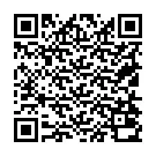 Kod QR dla numeru telefonu +19514030121