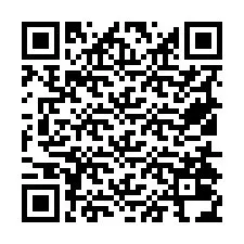 Código QR para número de teléfono +19514034983