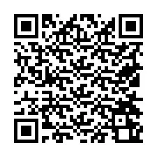 Código QR para número de telefone +19514260796