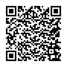 QR-Code für Telefonnummer +19514263836