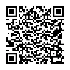 Código QR para número de telefone +19514572267