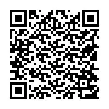 Codice QR per il numero di telefono +19514753666