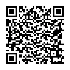 Código QR para número de telefone +19516671673