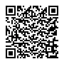 Código QR para número de telefone +19516673008