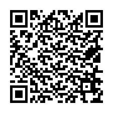 Código QR para número de teléfono +19516674627