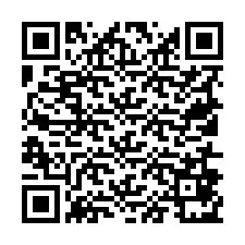 QR kód a telefonszámhoz +19516871188