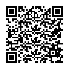 Codice QR per il numero di telefono +19516874586