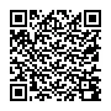 QR-code voor telefoonnummer +19517080204