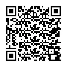 Código QR para número de telefone +19517080443