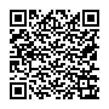 QR-koodi puhelinnumerolle +19517363625