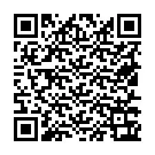 QR-koodi puhelinnumerolle +19517363626