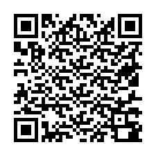 Código QR para número de telefone +19517380102