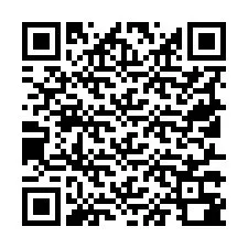 Codice QR per il numero di telefono +19517380128