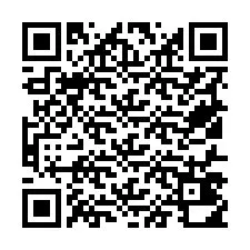 Código QR para número de telefone +19517410203