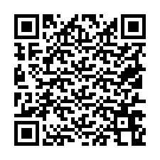 QR-koodi puhelinnumerolle +19517668559