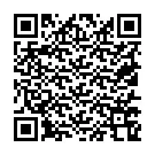 QR-koodi puhelinnumerolle +19517768649