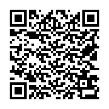 Código QR para número de telefone +19523633563