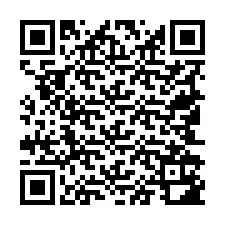 Código QR para número de teléfono +19542182998