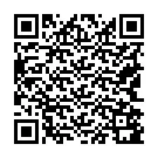 Código QR para número de telefone +19542581125