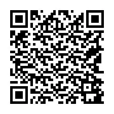 Codice QR per il numero di telefono +19542581291