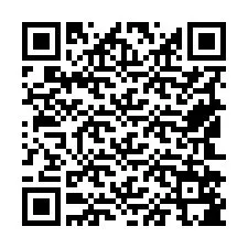 Codice QR per il numero di telefono +19542585457