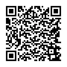 Código QR para número de telefone +19542643486