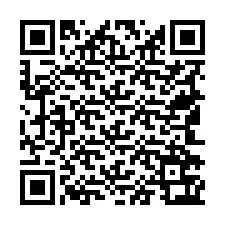 QR-koodi puhelinnumerolle +19542763644