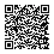 Código QR para número de telefone +19542925816