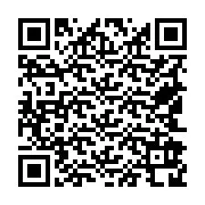 QR kód a telefonszámhoz +19542928893