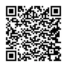 Código QR para número de telefone +19543024236